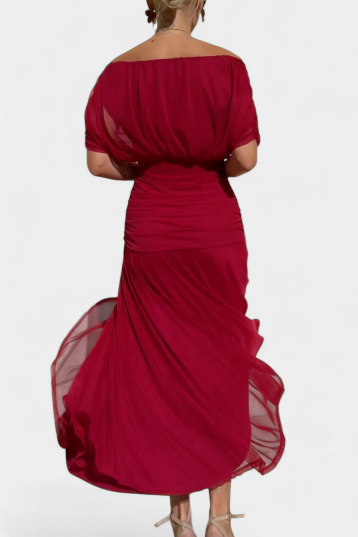 Florena | Robe Maxi Florale avec Décolleté en V
