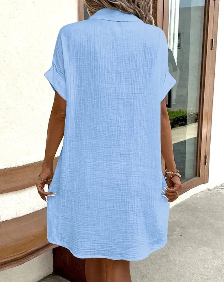 ELIRA | ROBE CHEMISE LÉGÈRE ET NATURELLE