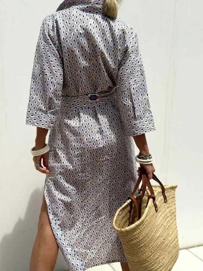 LUREZA | ROBE CHEMISE FLUIDE ET ÉLÉGANTE