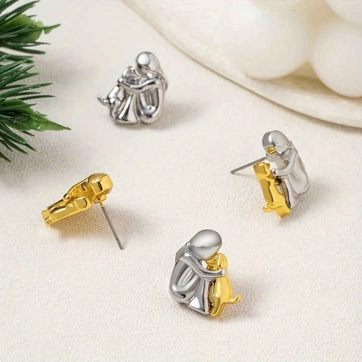 Lisa | Boucles d'oreilles Icône de Chien