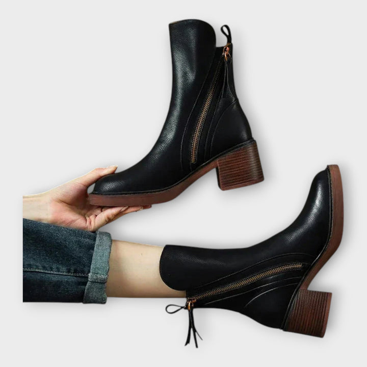 Ángela | Bottines Avec Ligne Élégante Et Détail De Fermeture