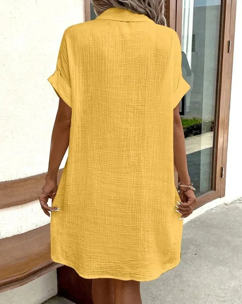ELIRA | ROBE CHEMISE LÉGÈRE ET NATURELLE