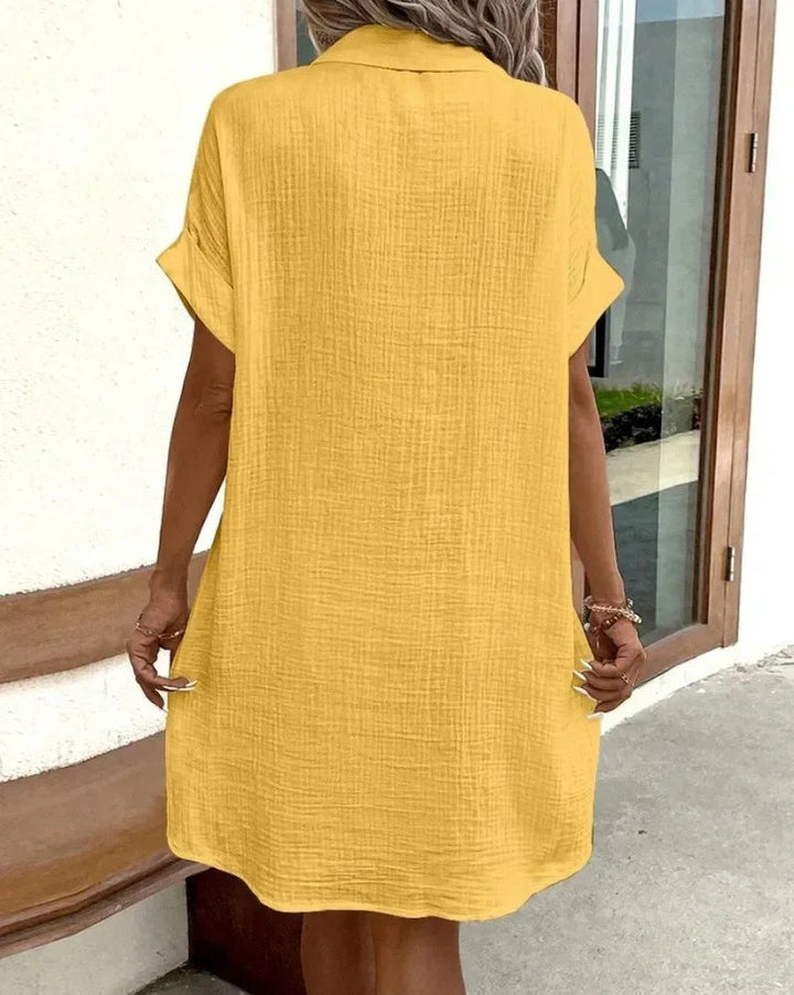 ELIRA | ROBE CHEMISE LÉGÈRE ET NATURELLE