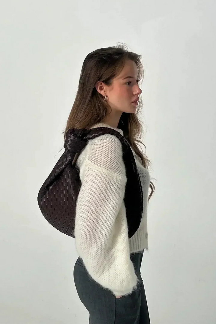 Sage | Sac à Bandoulière Moyen Tissé