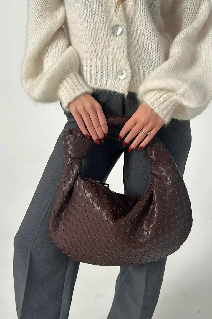 Sage | Sac à Bandoulière Moyen Tissé