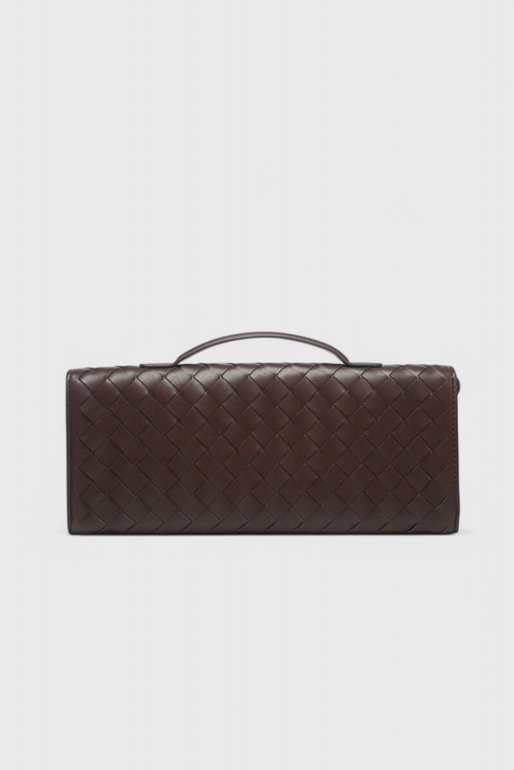 Melanie | Pochette avec Détail de Nœud Doré
