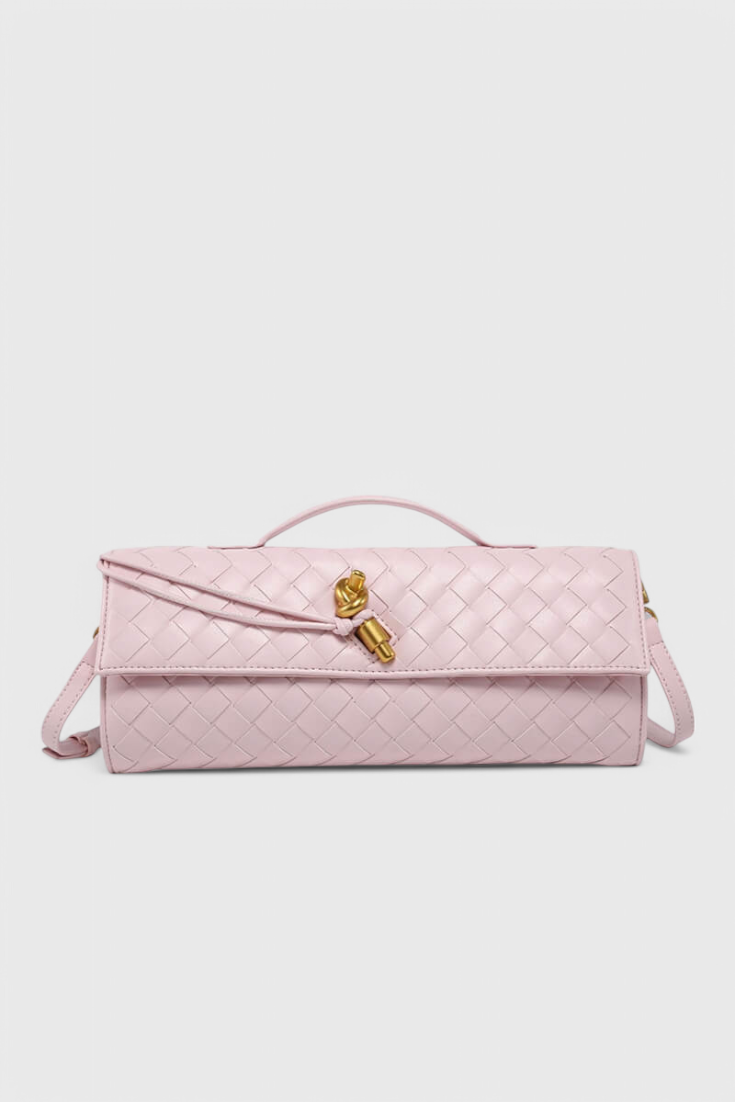 Melanie | Pochette avec Détail de Nœud Doré