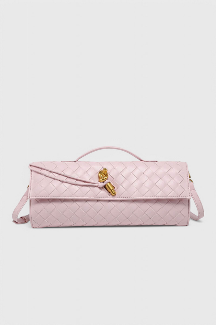 Melanie | Pochette avec Détail de Nœud Doré