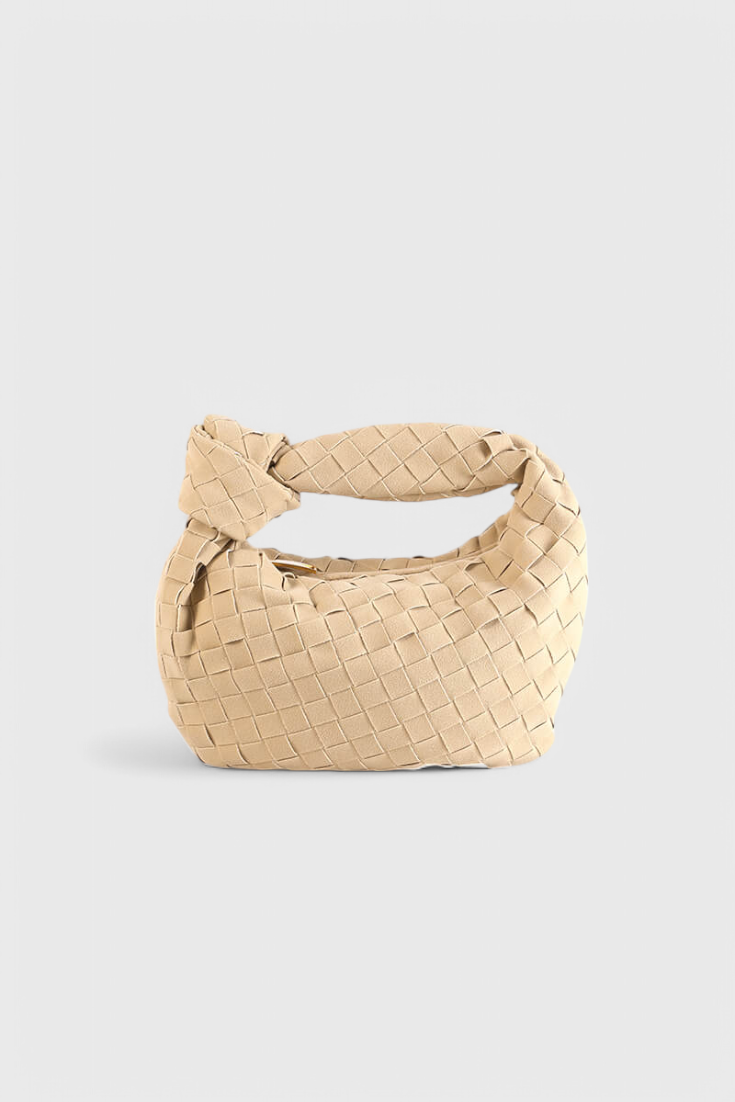 Remi | Mini Sac Tissé avec Détail de Nœud