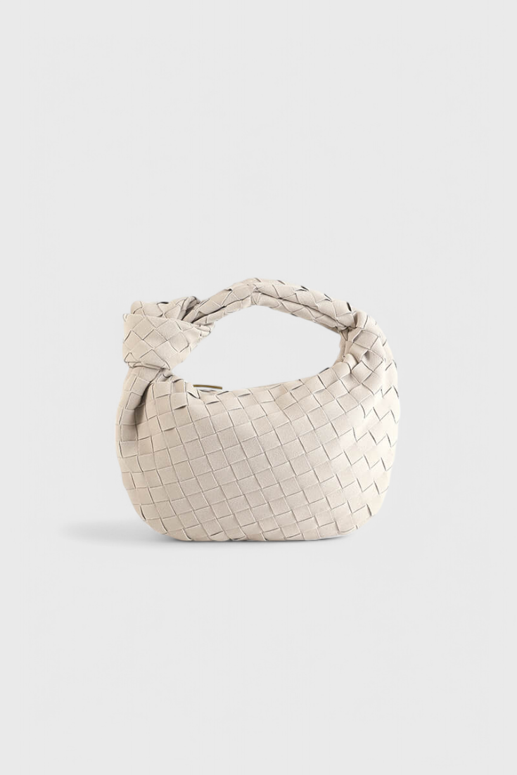 Remi | Mini Sac Tissé avec Détail de Nœud