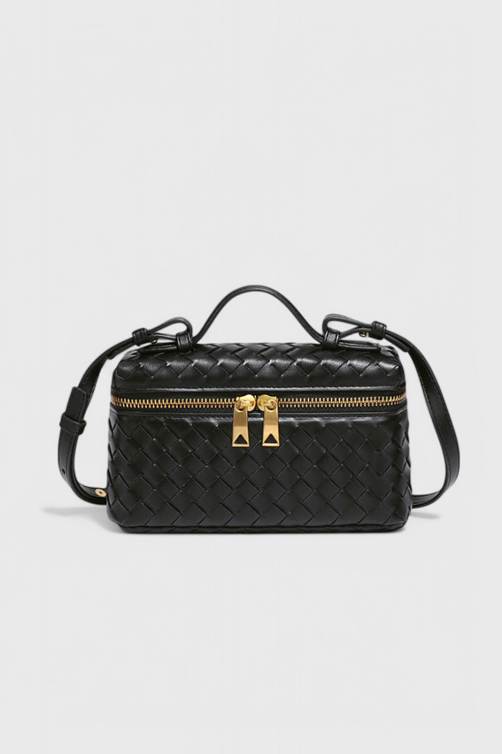 Milla | Mini Sac Tissé avec Accessoires Dorés