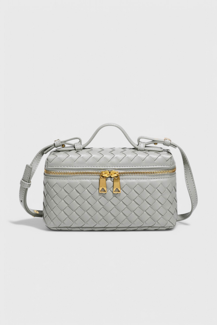 Milla | Mini Sac Tissé avec Accessoires Dorés