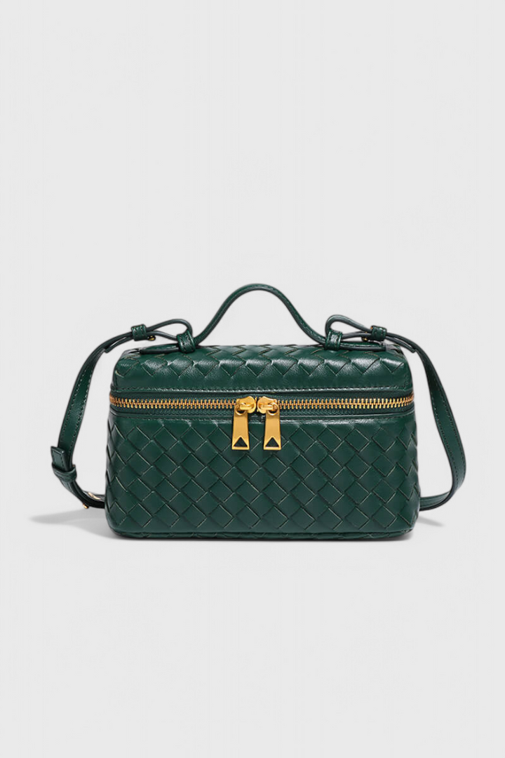 Milla | Mini Sac Tissé avec Accessoires Dorés