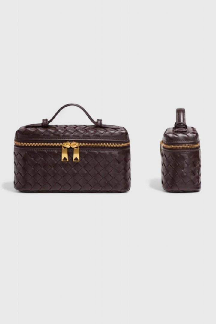 Milla | Mini Sac Tissé avec Accessoires Dorés