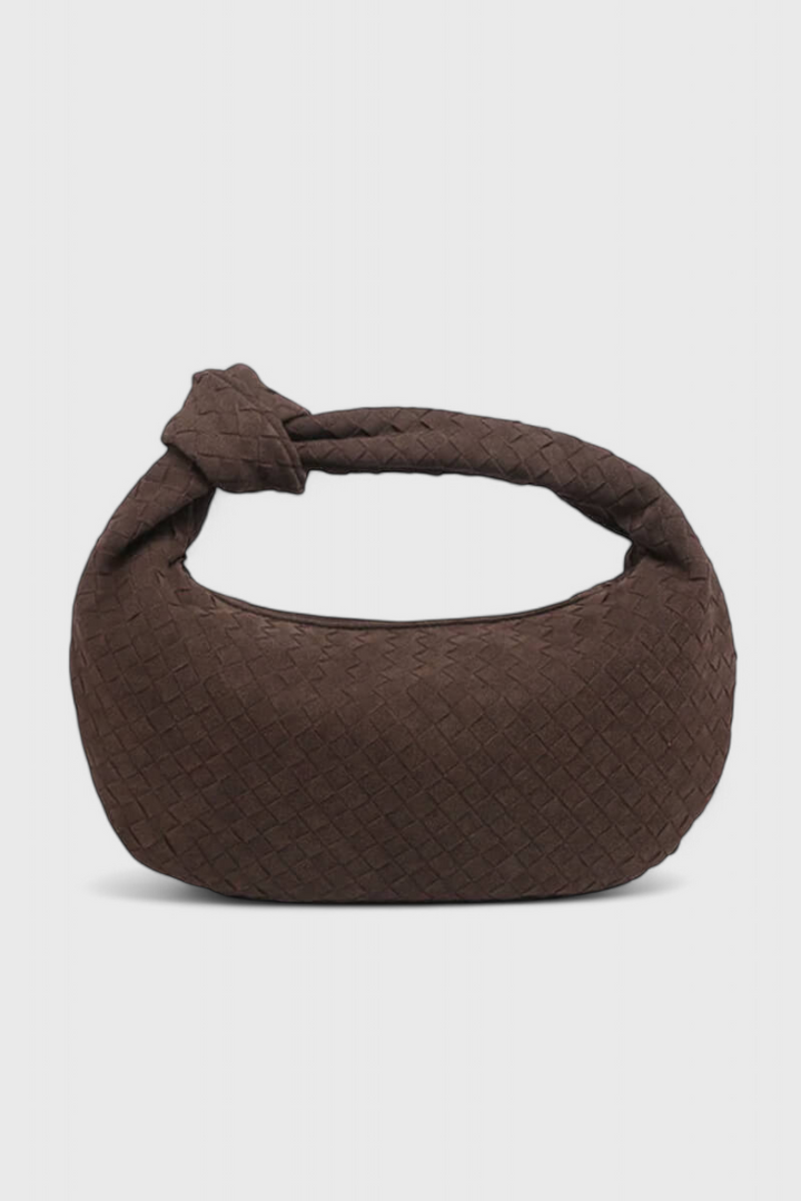 Lila | Sac Moyen Tissé avec Détail de Nœud