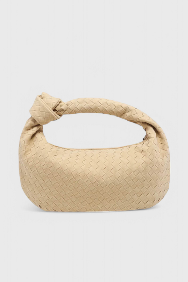 Lila | Sac Moyen Tissé avec Détail de Nœud