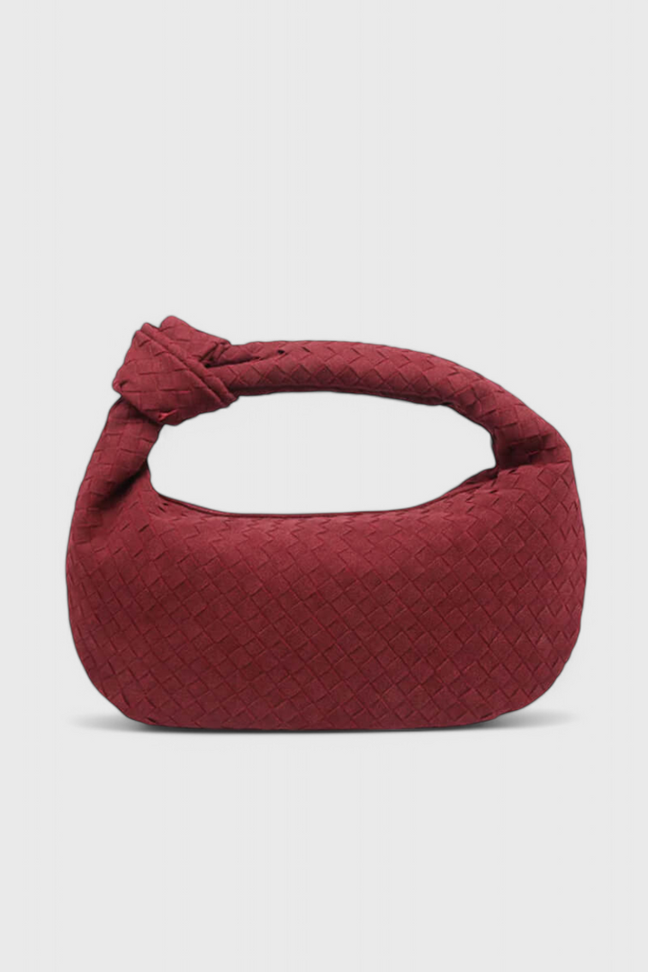 Lila | Sac Moyen Tissé avec Détail de Nœud