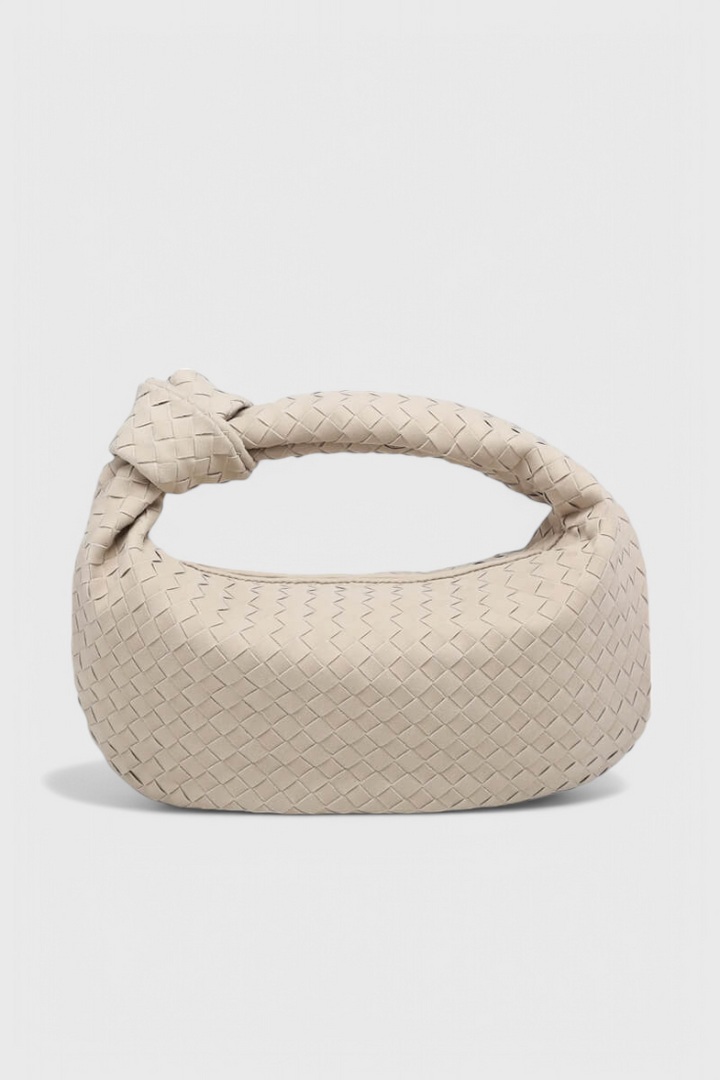 Lila | Sac Moyen Tissé avec Détail de Nœud