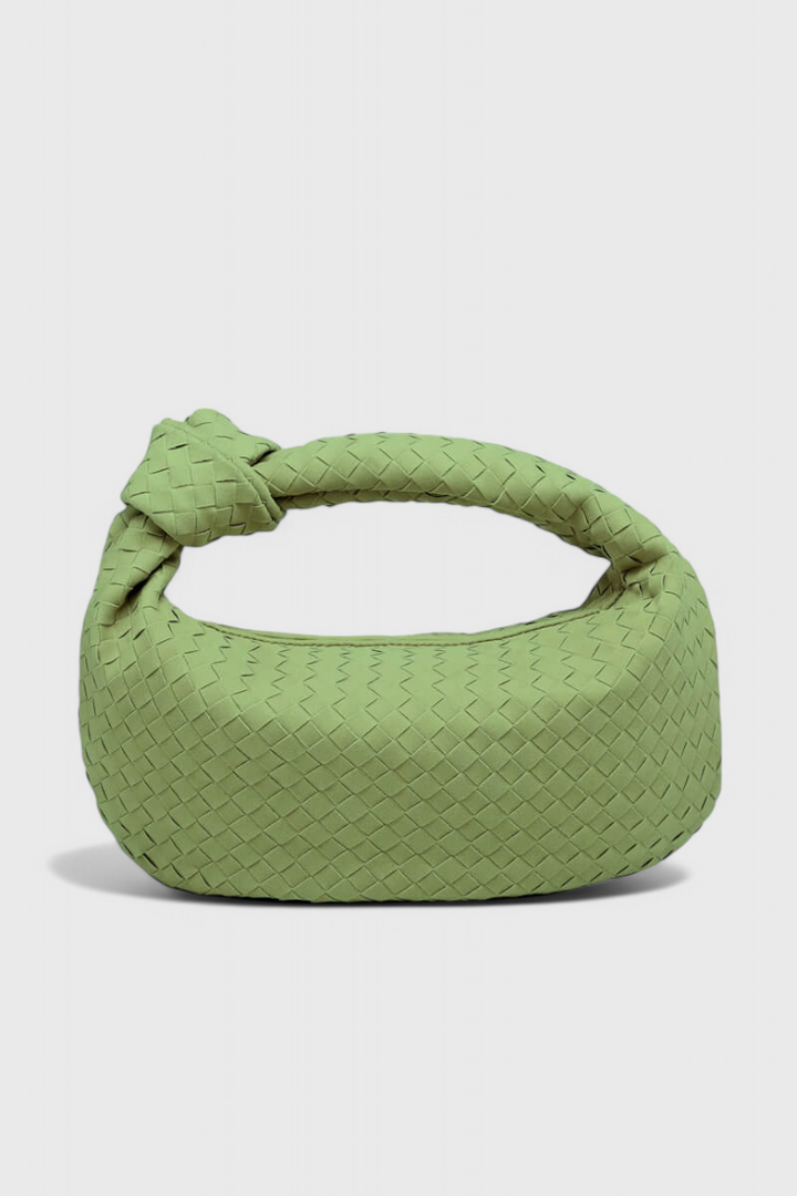 Lila | Sac Moyen Tissé avec Détail de Nœud
