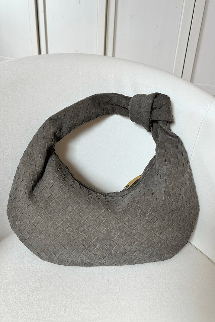 Lila | Sac Moyen Tissé avec Détail de Nœud