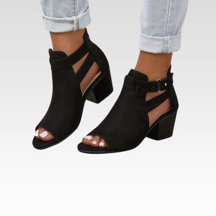 Paulina | Sandales à Talons en Daim