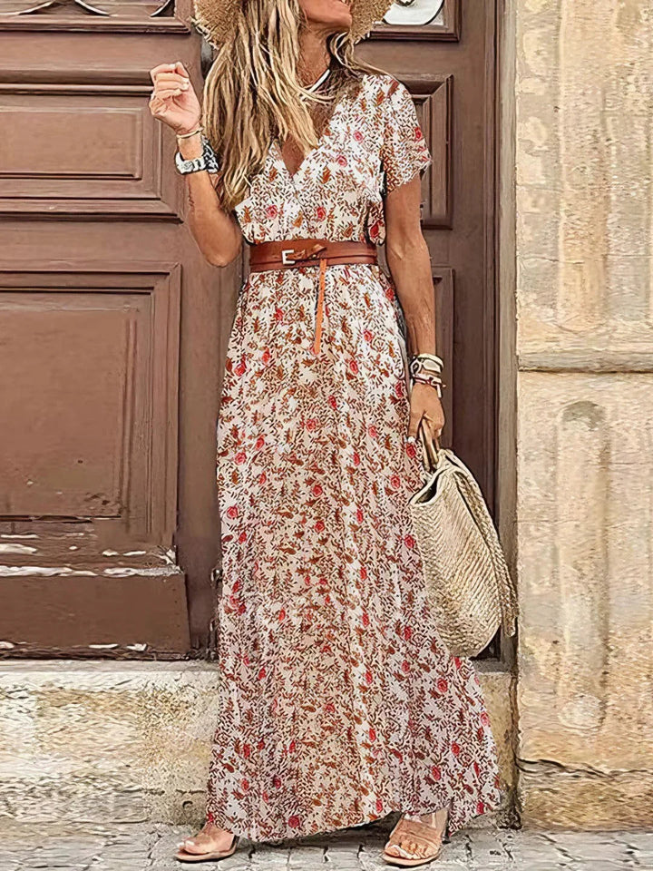 VERA | ROBE BOHÉMIENNE ÉLÉGANTE MAXI