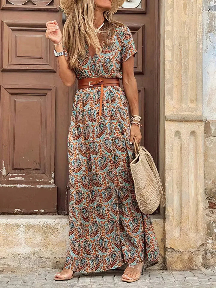 VERA | ROBE BOHÉMIENNE ÉLÉGANTE MAXI