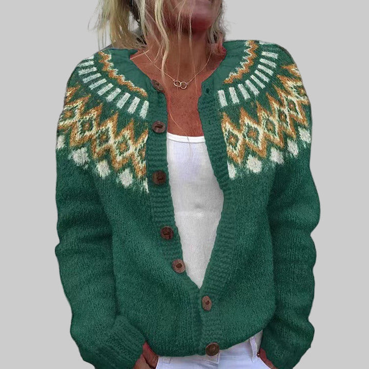 Natalia | Veste en tricot vintage islandaise
