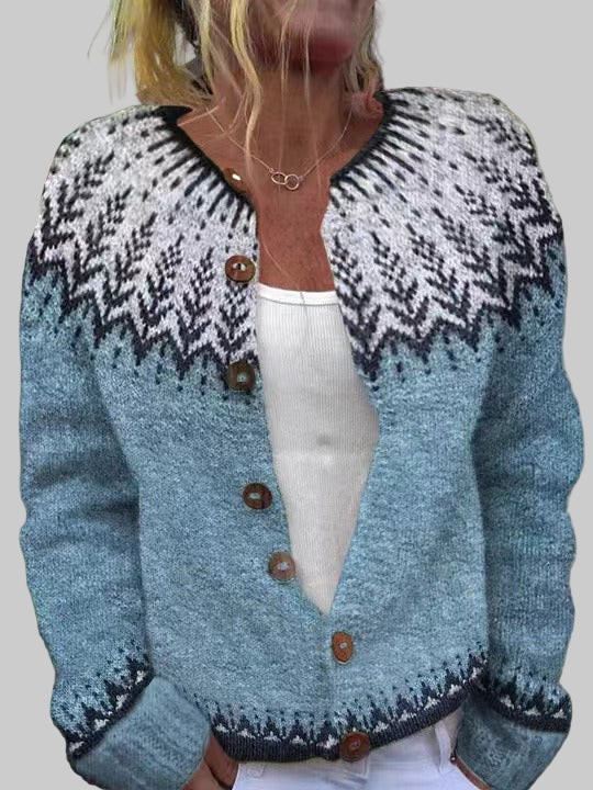 Clara | Veste en tricot vintage islandaise