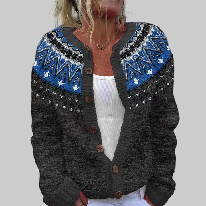 Jade | Cardigan en tricot vintage islandais
