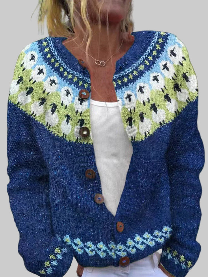 Sophie | Veste en tricot vintage islandaise