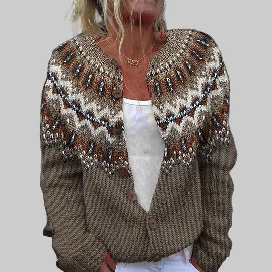 Adeline | Veste en tricot vintage islandaise