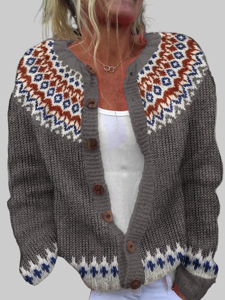 Gabriella | Cardigan en Laine Vintage Islandais
