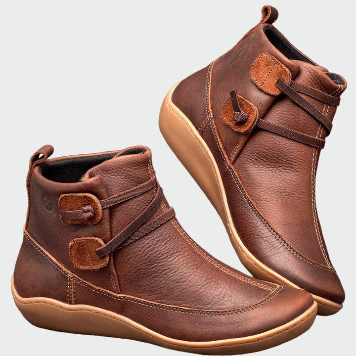 Zoe | Bottines Orthopédiques En Cuir Premium Avec Support