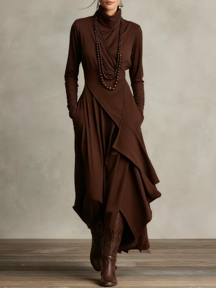 Malva | Robe Maxi à Col Haut