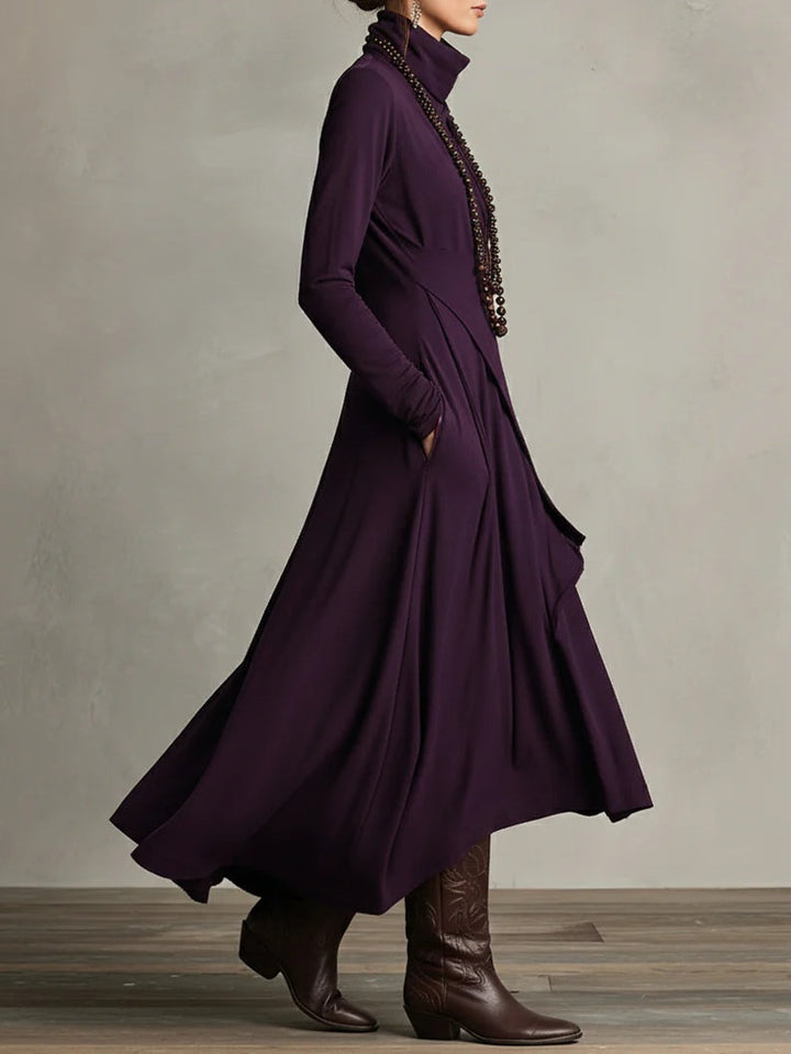 Malva | Robe Maxi à Col Haut