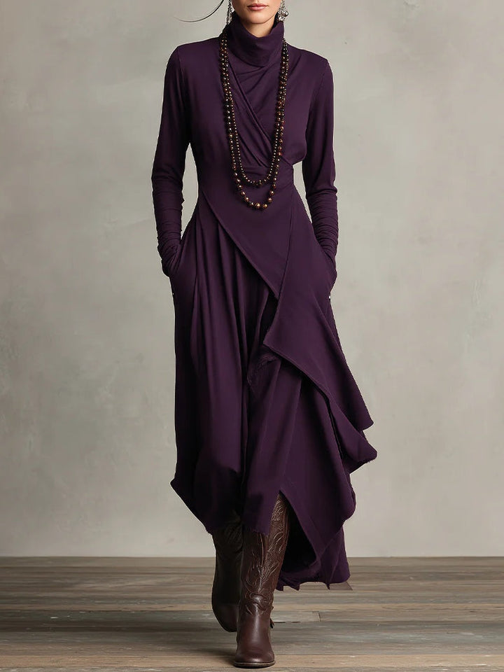 Malva | Robe Maxi à Col Haut
