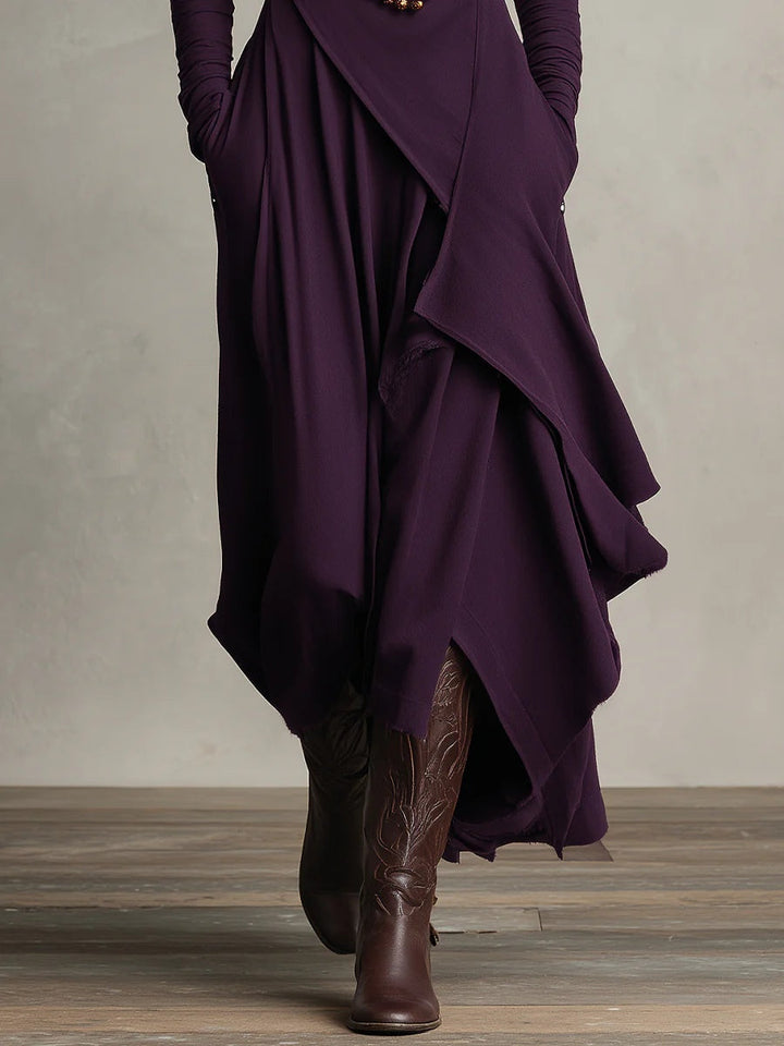 Malva | Robe Maxi à Col Haut