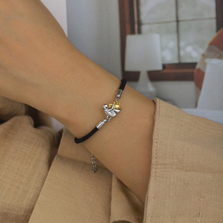 Katy | Bracelet avec cordon et icône de chien