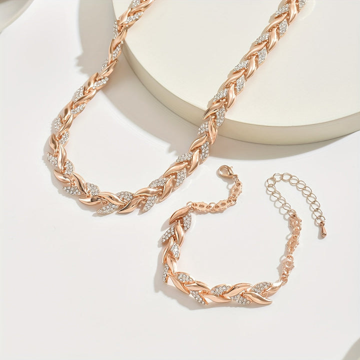 Sirena | Collier et Bracelet avec Éclat Élégant