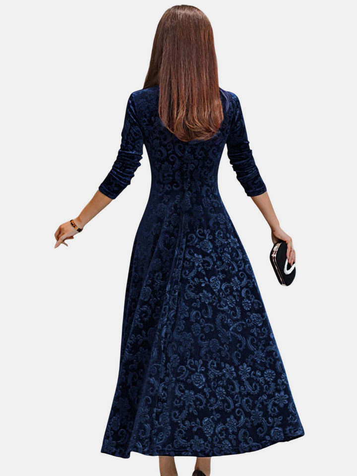 Denise | Robe en Velours Festif