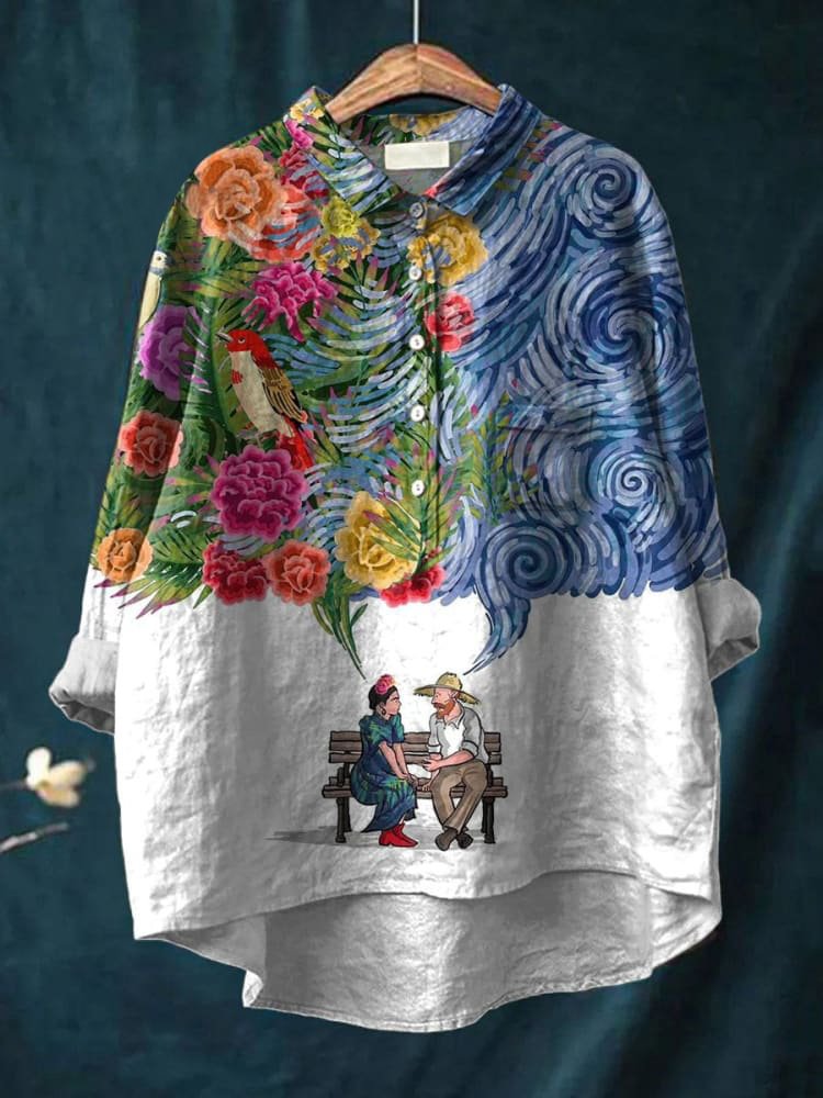 Pilar | Blouse Casual Artistique pour Femmes