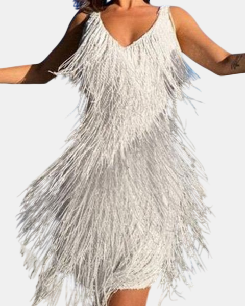 Fringella | Robe de Soirée avec Franges