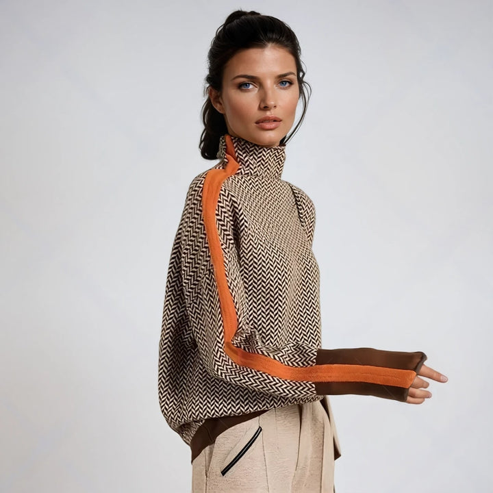 Siena | Pull Col Montant Luxe