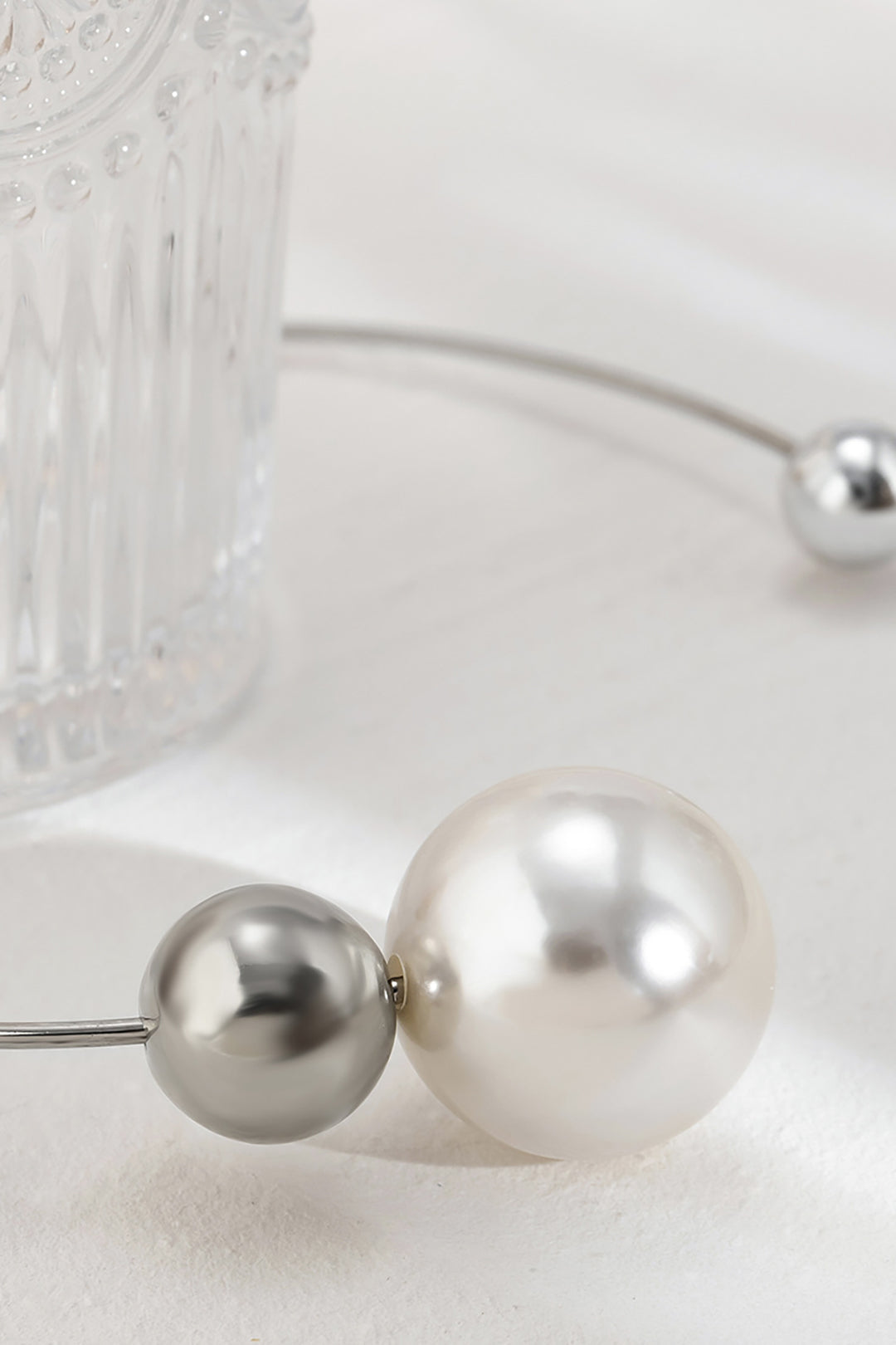Colliers de Perles en Métal