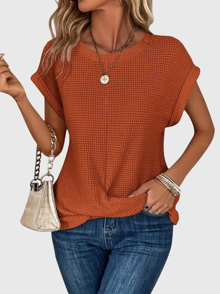 Isa | Blouse Élégante avec Col Rond