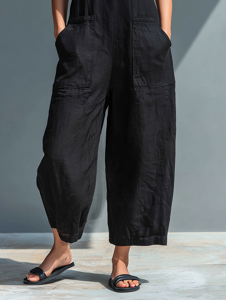 Claudia | Mono minimaliste en lin