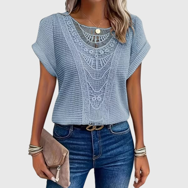 Pearl | Blouse Élégante Style Ibiza