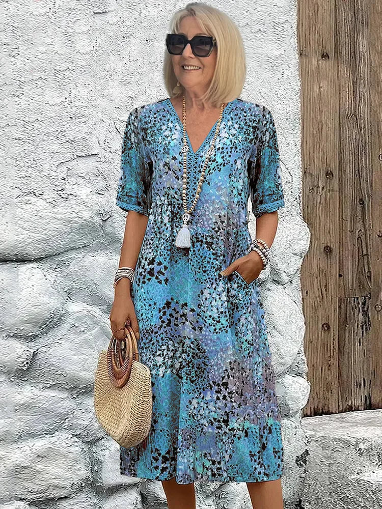 Victoria | Robe légère avec décolleté en V