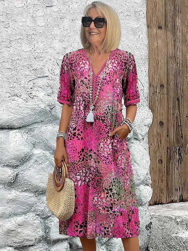 Victoria | Robe légère avec décolleté en V